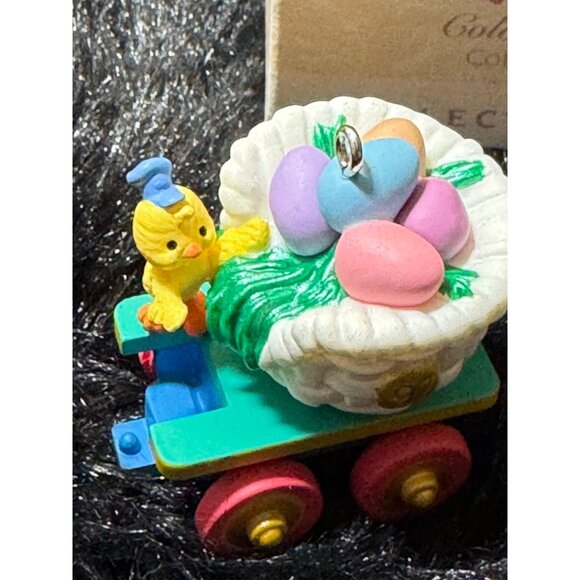 Hallmark Keepsake Ornament Cottontail Express 1997 Colorful Coal Car Collectible - Picture 3 of 8